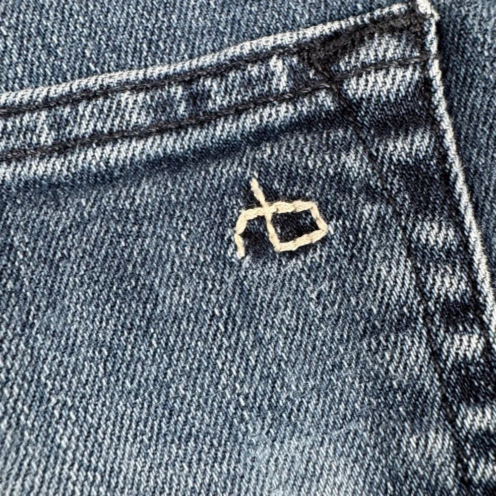 Rag‎ & Bone Fit 1 Extra Slim Jeans Mens 38 Blue Bayview Button Fly Made in USA
